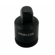 Padrunvõtme adapter 1/2"-3/8" L-25mm