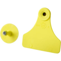 Ear tags yellow 57x59mm, 25pc