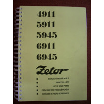 Spare Parts Catalog ZETOR 4911-6945
