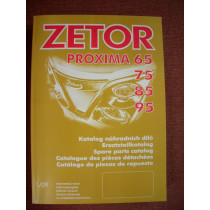 Spare Parts Catalog ZETOR PROXIMA 2009