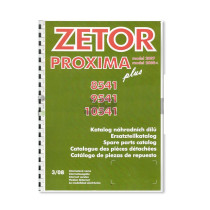 Spare Parts Catalog ZETOR PROXIMA Plus 8541-10541
