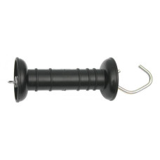 Gate Handle with tension spring BLACK